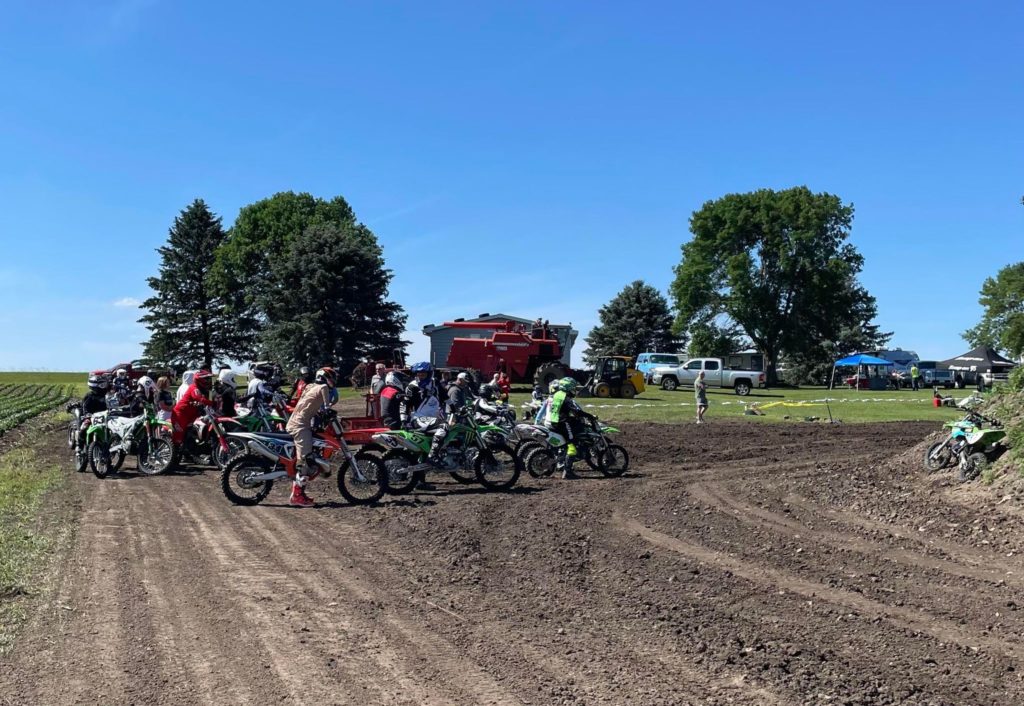 Starting line at a race