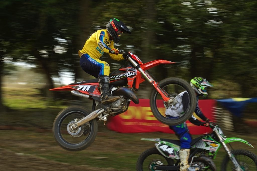 Racers battling on track