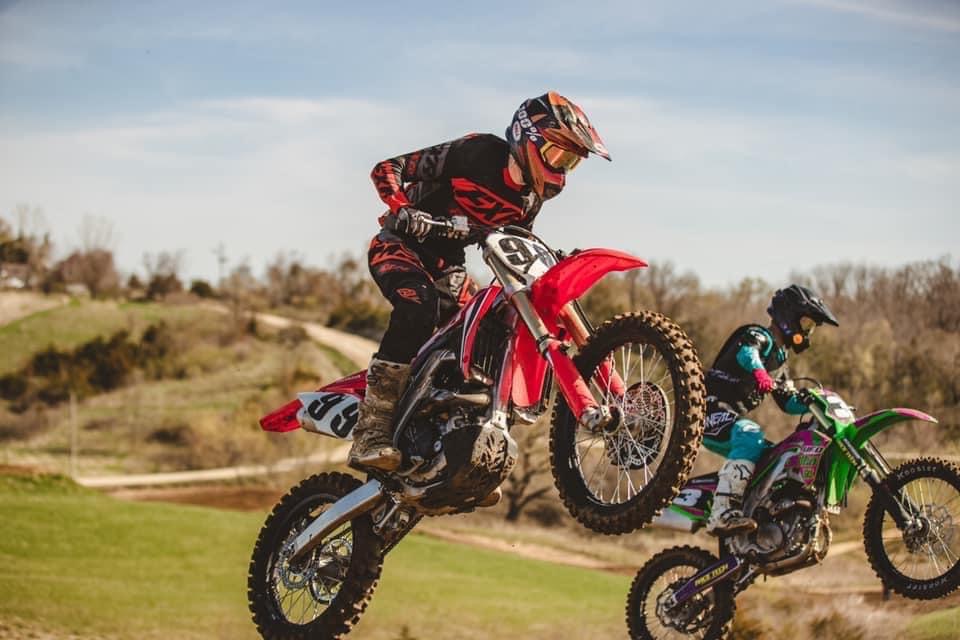 Rider on the track
